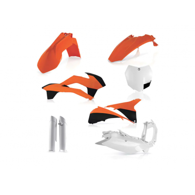 Kit plastice ACERBIS KTM SX/SX-F 13-14 Orange/White