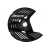 Protecție disc față  ACERBIS Linear J Honda, Kawasaki, Yamaha, Sherco 24-25 Black thumb