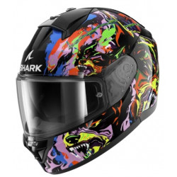 Casca SHARK RIDILL 2 RAGING BEAST Black Violet Yellow