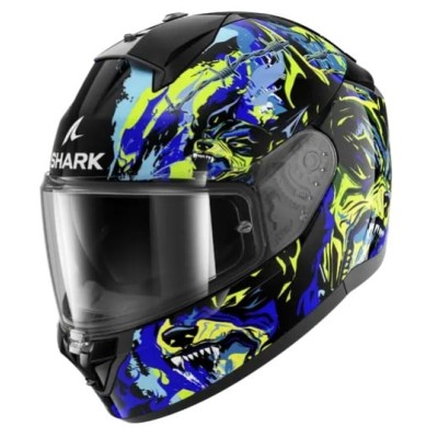 Casca  SHARK RIDILL 2 RAGING BEAST Black Blue Green