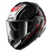 Cască modulară  SHARK OXO RYDGER Black/Silver/Red thumb