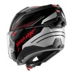 Cască modulară  SHARK OXO RYDGER Black/Silver/Red thumb