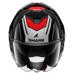 Cască modulară  SHARK OXO RYDGER Black/Silver/Red thumb