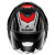 Cască modulară  SHARK OXO RYDGER Black/Silver/Red thumb