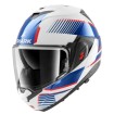 Cască modulară SHARK OXO SIKTER White Chrome Blue thumb