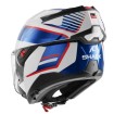 Cască modulară SHARK OXO SIKTER White Chrome Blue thumb