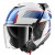 Cască modulară SHARK OXO SIKTER White Chrome Blue Cască modulară SHARK OXO SIKTER White Chrome Blue thumb