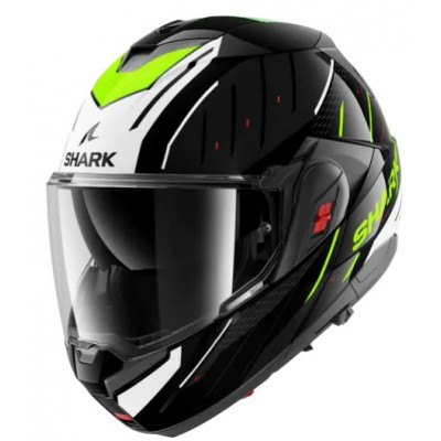 Cască modulară  SHARK OXO RYDGER Black White Yellow