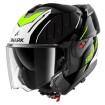 Cască modulară  SHARK OXO RYDGER Black White Yellow thumb