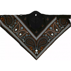 Bandana SPORTFLEX CBAND BK/OR Bandana SPORTFLEX CBAND BK/OR
