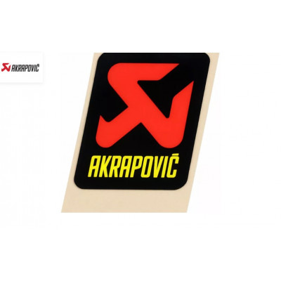 Stiker AKRAPOVIC VERT 60