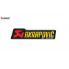 Stiker AKRAPOVIC 150 MM