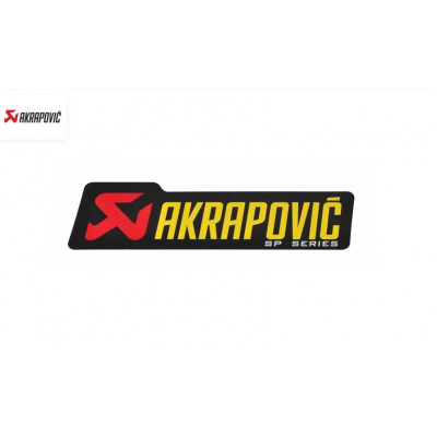 Stiker  AKRAPOVIC 90 MM