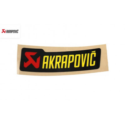 Stiker AKRAPOVIC 90X26.5
