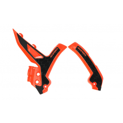 Protectie rama ACERBIS X-Grip KTM SX/SX-F 23-25, EXC/EXC-F 24-25 Orange/Black