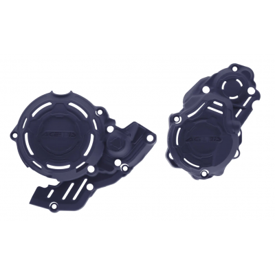 Kit protectii motor  ACERBIS X-Power KTM EXC-F250/350 24-25; Husqvarna FE250/350 24-25; GasGas EC250F/350F 24-25 Blue