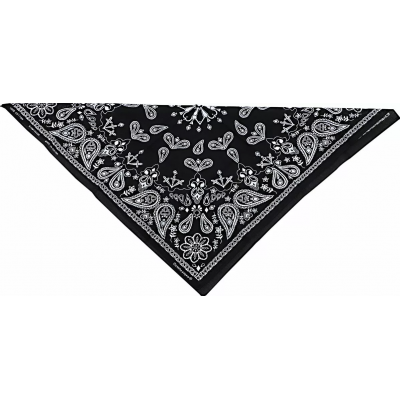 Bandana  COTTON BK PAISLY
