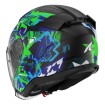 Cască pentru scuter  SHARK SKWAL JET PRANZ Mat Black/Green/Blue thumb