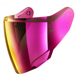 Viziera iridium roz pentru SHARK SKWAL i3 JET / SKWAL JET
