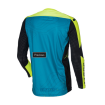 Bluza motocross Just1 J-Flex 2.0 Frontier Teal Black/Yellow Fluo thumb