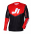 Bluza motocross  Just1 J-Force Hexa Red/Black/White thumb