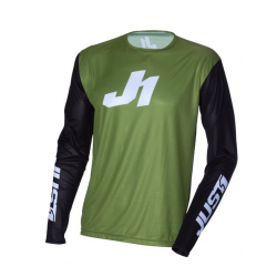 Bluza motocross  Just1 J-Essential Army Black/White