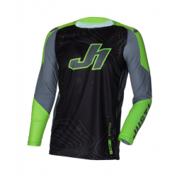 Bluza motocross  Just1 J-Flex 2.0 Frontier Grey/Green Fluo/Black