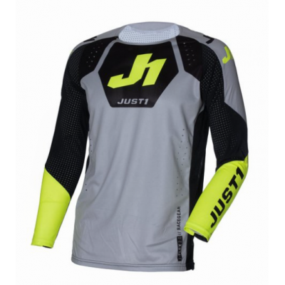 Bluza motocross  Just1 J-Flex 2.0 District Grey/Yellow Fluo/Black