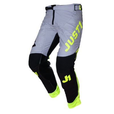 Pantaloni motocross  Just1 J-Flex 2.0 District Grey/Yellow Fluo/Black