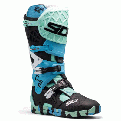 Cizme motocross SIDI CROSSAIR X MESSY CYAN 