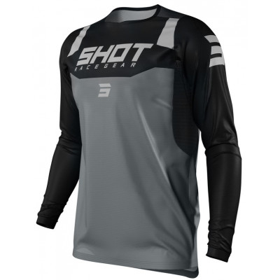 Bluza motocross  SHOT Chase Grey
