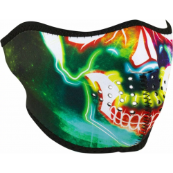 Мască pentru față HALF NEON SKULL Мască pentru față HALF NEON SKULL