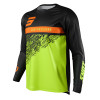 Bluza motocross pentru copii  SHOT Roll Green Orange