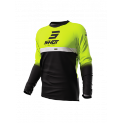 Bluza motocross  SHOT Devo Reflex Neon Yellow