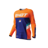 Bluza motocross pentru copii  SHOT Raw Tracer Neon Orange