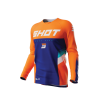 Bluza motocross pentru copii  SHOT Raw Tracer Neon Orange thumb