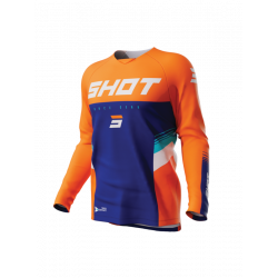 Bluza motocross pentru copii  SHOT Raw Tracer Neon Orange Bluza motocross pentru copii  SHOT Raw Tracer Neon Orange