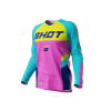 Bluza motocross pentru copii  SHOT Raw Tracer Pink