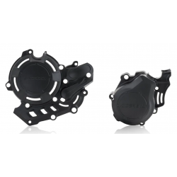 Set protectii motor ACERBIS X-Power KTM 450SX-F 16-22, 450/500EXC-F 17-23; Husqvarna FC450 16-22, FE450/500 17-23 Black