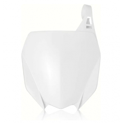 Placa numar fata  ACERBIS Yamaha YZ250F 19-24, YZ450F 18-22 White