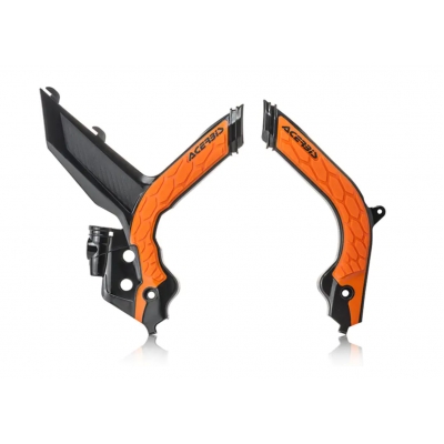Protectie rama ACERBIS X-Grip KTM SX125/SX250 19-22, SX-F250/350/450 19-22, SX150 19-20 Black/Orange