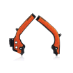 Protectie rama ACERBIS X-Grip KTM/Husqvarna 16-19 Black/Orange thumb