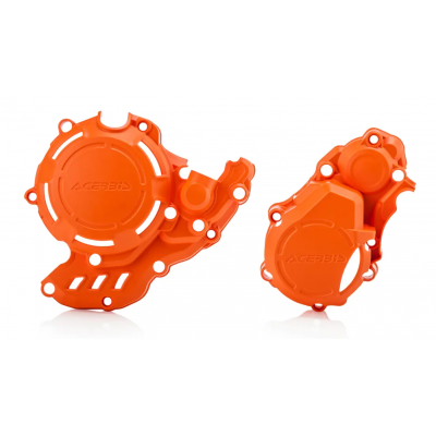 Kit protectii motor  ACERBIS X-Power KTM/ Husqvarna EXC-F/FE 250/350 17-23; GasGas EC250/350F 21-23 Orange
