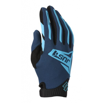 Manusi  motocross Just1 J-Force 2.0 Navy Light Blue