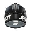 Cască motocross SHOT Lite Prism Black White Matt thumb