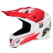 Casca motocross  SHOT Lite Fury White Red Glossy thumb