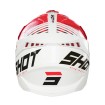 Casca motocross  SHOT Lite Fury White Red Glossy thumb