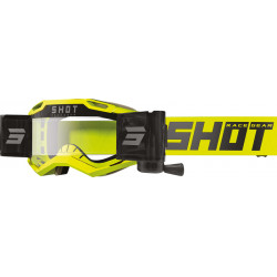Ochelari motocross SHOT Iris 2.0 Solid Neon Yellow Roll-Off