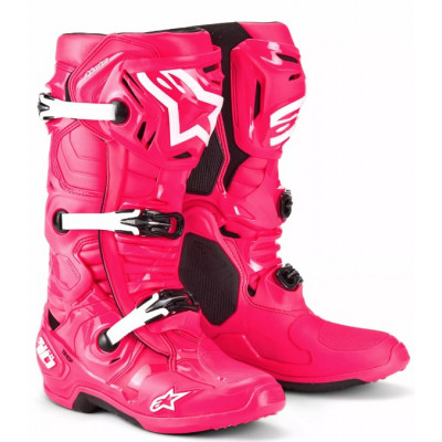 Cizme motocross   ALPINESTARS TECH 10 LIMITED EDITION Diva Pink