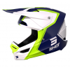 Casca motocross  SHOT Furious Reflex Blue Glossy